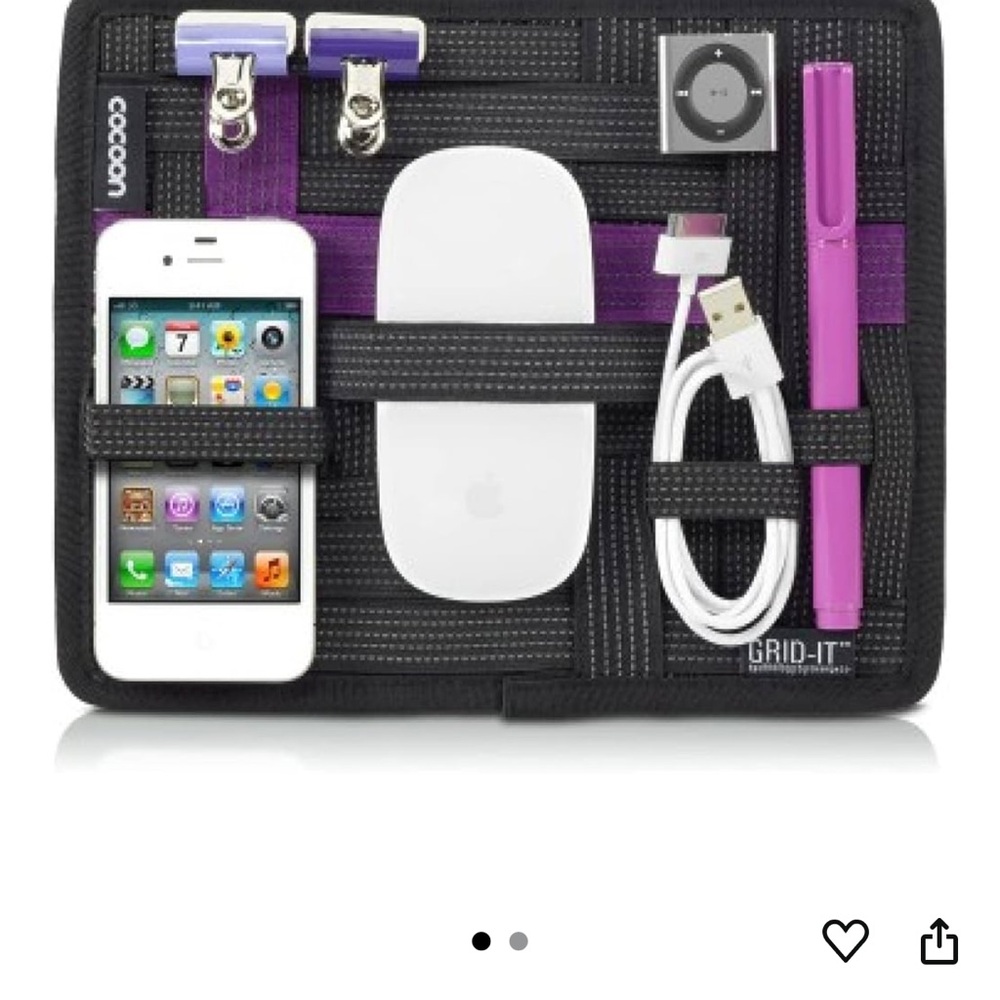 Black and Purple Tablet Sleeve
